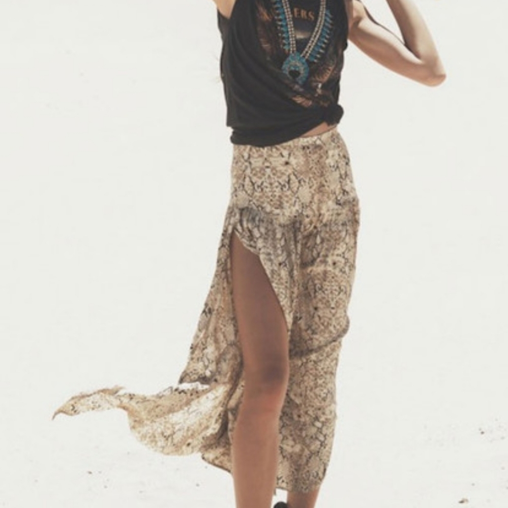 Vintage Spell And The Gypsy Aloha Python Split Sk… - image 3